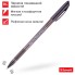 Ручка шариковая "Luxor Focus Icy", 1мм, чёрная, чернила на масляной основе, чёрный тонированный корпус