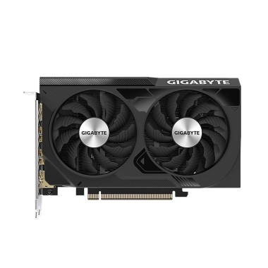 Видеокарта, Gigabyte, RTX4060 WINDFORCE OC 8G (GV-N4060WF2OC-8GD) 4719331313685, GDDR6, 128bit, 2-HDMI, 2-DP, Windforce 2X Fan, 192*120*41 мм, Цветная коробка