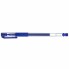 Ручка гелевая "Hatber Pick", 0,5мм, синяя, резиновый грип, матовый полупрозрачный корпус