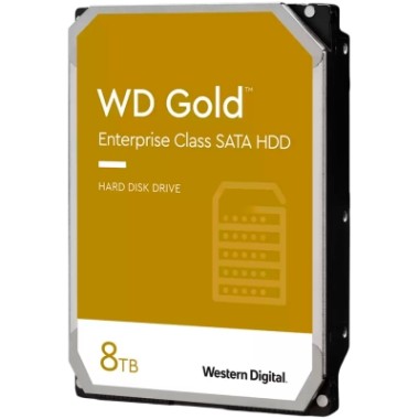 HDD Server WD Gold (3.5'', 8TB, 256MB, 7200 RPM, SATA 6 Gb/s)