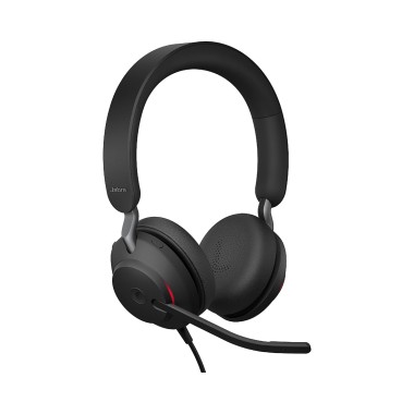 Гарнитура, Jabra, 24189-999-999, Jabra Evolve2 40 SE, USB-A, MS Stereo, Проводная, Шумоподавление, USB A, Складной Микрофон, индикатор вызова