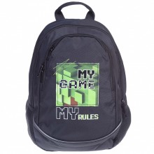 Рюкзак "Hatber", 42x30x20см, полиэстер, 3 отделения, 4 кармана, нагрудная стяжка, светоотражающие элементы, серия "Street - Pixels"
