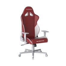 Игровое компьютерное кресло, DX Racer, GC/LGN23LTC/RW, Рекомендуемый рост: до 190 см, Рекомендуемый вес: до 115 кг, Эко-кожа и винил PU,PVC, Вид наполнителя: губчатая пена высокой плотности (54 кг/м), Металлическая основа кресла, Механизм качания: топ-ган