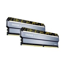 Комплект модулей памяти, G.SKILL, SniperX F4-2666C19D-16GSXK (Kit 2x8GB), DDR4, 16GB, DIMM <PC4-21300/2666MHz>, Серебристый