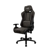 Игровое компьютерное кресло, Aerocool, BARON Iron Black, Искусственная кожа AeroSuede, (Ш)69*(Г)70*(В)125 (135) см, Чёрный
