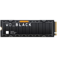 SSD WD Black SN850X HeatSink 1TB M.2 2280 PCIe Gen4 x4 NVMe, Read/Write: 7300/6300 MBps, IOPS 800K/1100K, TBW: 600