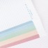 Бизнес-блокнот "Hatber", 160л, А4, клетка, 5 цветный срез, ламинация, твёрдый переплёт, серия "Office Style"