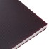 Блокнот "Hatber", 80л, А4, клетка, пластиковая обложка, на гребне, серия "Velvet - Бордо"