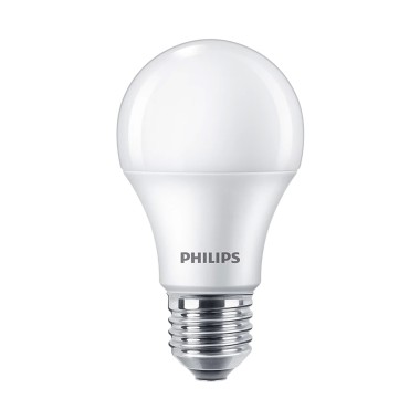 Лампа, Philips, Ecohome, LED Bulb, 11W-950lm-E27-865-RCA, Мощность 11Вт, Световой поток 950Лм, Цоколь E27, Индекс цветопередачи 80CRI, Температура 6500К, Холодный