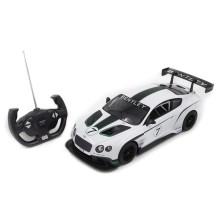 Радиоуправляемая машина, RASTAR, 70600W, 1:14, Bentley Continental GT3, Пластик, 2.4GHz, Белая