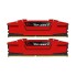 Комплект модулей памяти, G.SKILL, RipjawsV F4-2666C15D-8GVR (Kit 2x4GB), DDR4, 8GB, DIMM <PC4-21300/2666MHz>, Красный
