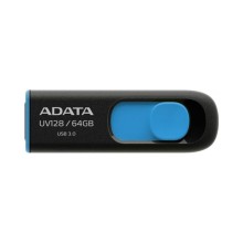 USB-накопитель, ADATA, AUV128-64G-RBE, 64GB, USB 3.2, Черный