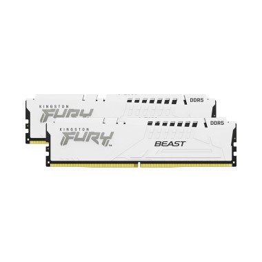 Комплект модулей памяти, Kingston, FURY Beast KF552C40BWK2-64 (Kit 2x32GB), DDR5, 64GB, CL40, DIMM <PC5-41600/5200MHz>