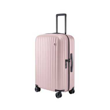 Чемодан, NINETYGO, Elbe Luggage 20”, 6941413270465/6971732585322, 40л, 3,2 кг, Поликарбонат Makrolon, Замком TSA, Розовый