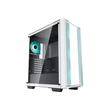 Компьютерный корпус, Deepcool, CC560 WH R-CC560-WHGAA4-G-1, ATX/Micro ATX, USB 3.0*1/2.0*1, HD-Audio+Mic, 3*120mm Led Mint/1*120mm Led Mint , Высота процессорного кулера до 163мм, Длина VGA до 370мм, 2*3.5