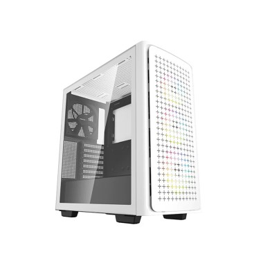 Компьютерный корпус, Deepcool, CK560 WH R-CK560-WHAAE4-G-1, E-ATX/ATX/Micro ATX, USB 3.0*2/3.1*1, HD-Audio+Mic, 3*120mm ARGB/1*140mm, Высота процессорного кулера до 175мм, Длина VGA до 380мм, 2*3.5