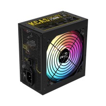 Блок питания, Aerocool, KCAS PLUS GOLD 750W RGB, 750W, ATX, Gold, APFC, 20+4pin, 2*4+4pin, 8*Sata, 4*Molex, 3*PCI-E 6+2pin, Вентилятор 12 см, Кабель питания, Чёрный