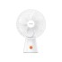 Перезаряжаемый мини-вентилятор, Xiaomi, Rechargeable Mini Fan (ZMYDFS01DM/BHR6089GL), Номинальная мощность 10 Вт, Автономная работа 18.5 ч, 4 скорости, Уровень шума 48 дБ(А), Белый