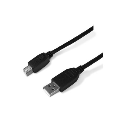 Интерфейсный кабель, SVC, AB0150-P, A-B, Hi-Speed USB 2.0, 30В, Чёрный, Пол. пакет, 1.5 м.