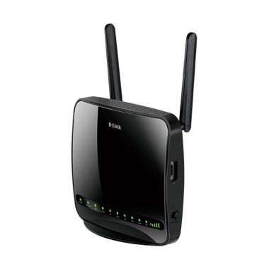 Маршрутизатор, D-Link, DWR-956/4HDB1E, Встроенный LTE-модем. Слот для SIM-карты (mini-SIM), Порт WAN 10/100/1000BASE-TПорт WAN 10/100/1000BASE-T, 4 порта LAN 10/100/1000BASE-T, Порт FXS