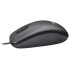 LOGITECH M100 Corded Mouse - BLACK - USB