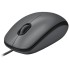 LOGITECH M100 Corded Mouse - BLACK - USB