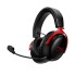 Гарнитура, HyperX, 77Z46AA, Cloud III - Gaming Headset (Red), Микрофон съёмный гибкий, Динамики 53 мм, 150 мВт, 10-21000 гц, Беспроводные, Чёрный-Красный