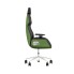 Игровое компьютерное кресло, Thermaltake, ARGENT E700 Racing Green, GGC-ARG-BGLFDL-01, Максимальная нагрузка 150 кг, Натуральная кожа, Основание алюминий и металл, Зелёный