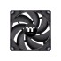 Кулер для компьютерного корпуса, Thermaltake, CT120 PC Cooling Fan, CL-F147-PL12BL-A, 12V, 120мм, 2000об.мин, 4pin, 57.2 CFM, 25.8 dBA, Габариты 120x120x25мм, Чёрный