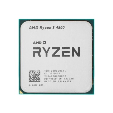 Процессор, AMD, AM4 Ryzen 5 4500, оем, 3М L2 + 8M L3, 3.6 GHz, 6/12 Core, 65 Вт, без встроенного видео