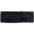 LOGITECH K120 Corded Keyboard - BLACK - USB - RUS - B2B