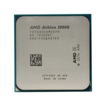 Процессор, AMD, AM4 Athlon 3000G, оем, 4M L3 + 1М L2, 3.5 GHz, 2/4 Core, 35 Вт, Radeon Vega 3 Graphics