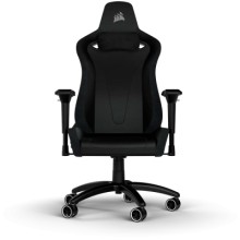 CORSAIR TC200 Leatherette Gaming Chair, Standard Fit - Black