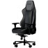 LORGAR Base 311, Gaming chair, PU eco-leather, 1.8 mm metal frame, multiblock mechanism, 4D armrests, 5 Star aluminium base, Class-4 gas lift, 75mm PU casters, Black + grey