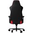 LORGAR Base 311, Gaming chair, PU eco-leather, 1.8 mm metal frame, multiblock mechanism, 4D armrests, 5 Star aluminium base, Class-4 gas lift, 75mm PU casters, Black + red