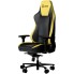 LORGAR Base 311, Gaming chair, PU eco-leather, 1.8 mm metal frame, multiblock mechanism, 4D armrests, 5 Star aluminium base, Class-4 gas lift, 75mm PU casters, Black + yellow