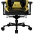 LORGAR Base 311, Gaming chair, PU eco-leather, 1.8 mm metal frame, multiblock mechanism, 4D armrests, 5 Star aluminium base, Class-4 gas lift, 75mm PU casters, Black + yellow