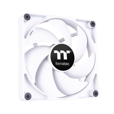 Кулер для компьютерного корпуса, Thermaltake, CT120 PC Cooling Fan White, CL-F151-PL12WT-A, 12V, 120мм, 2000об.мин, 4pin, 57.05CFM, 25.8 dBA, Габариты 120x120x25мм, Белый