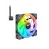 Кулер для компьютерного корпуса, Thermaltake, SWAFAN EX12 RGB PC Cooling Fan, CL-F143-PL12SW-A, Вентилятор 120мм, 500-2000 об.мин, USB 2.0 (9 Pin), 57.11CFM, 32.5 dBA, Подсветка, Габариты 120х120х25мм, Чёрный