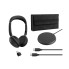 Гарнитура, Jabra, 26699-989-989, Jabra Evolve2 65 Flex, Link380a UC Stereo WLC, Беспроводная, Гибридный ANC, Bluetooth 5.2, USB А/С, Спящий режим