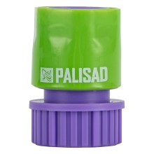 Соединитель пластмассовый, быстросъемный, внутренняя резьба 3/4, аквастоп Palisad