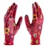 Перчатки садовые из полиэстера с нитрильным обливом, красные, L Palisad