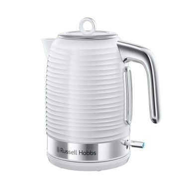 Электрический чайник, Russell Hobbs, 24360-70, Объем 1.7л, Пластик, Защита от перегрева, Выключение при снятии с базы, Мощность 2400W, Белый