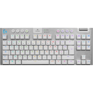 LOGITECH G915 TKL LIGHTSPEED Wireless Mechanical Gaming Keyboard - WHITE - RUS - TACTILE