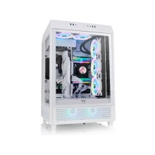 Компьютерный корпус, Thermaltake, The Tower 500 Snow, CA-1X1-00M6WN-00, E-ATX/Micro-ATX/Mini-ITX/Standard-ATX, USB 3.2 (Gen 2) Type-Cx1, USB 3.0x2, HD Audio x1, Высота процессорного куллера до 180 мм, Длина VGA до 320 мм, 6.7x6.7(Mini ITX), 9.6x9.6(Micro 