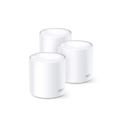 Беспроводная MESH-система Wi-Fi, TP-Link, Deco X20(3-pack), MU-MIMO, Wi-Fi 6, 802.11ax/ac/n/a 5 ГГц, IEEE 802.11ax/n/b/g 2,4 ГГц, 2 гигабитных порта, Режим роутера, Режим точки доступа