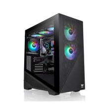 Компьютерный корпус, Thermaltake, Divider 370 TG ARGB, CA-1S4-00M1WN-00, Mid Tower, ATX/Micro ATX/Mini ITX/E-ATX, USB 3.0 x 2, HD Audio x 1, 2*3.5/ 4*2.5, Высота процессорного куллера до 170 мм, Длина VGA до 400 мм, 491*220,3*469,1мм, SPCC, 3мм Закаленное