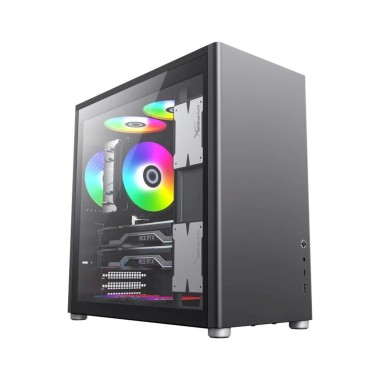 Компьютерный корпус, Gamemax, SPARK PRO BLACK, ATX/Micro ATX/ITX, 1xUSB3.0+1xType C, HD-Audio, Кулер 2*12/14см, Высота процессорного кулера 168мм, 470x275x463мм, Без Б/П, Металлический