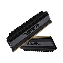 Комплект модулей памяти, Patriot, Viper 4 Blackout PVB48G320C6K (Kit 2x4GB), DDR4, 8GB, DIMM <PC4-25600/3200MHz>