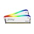 Комплект модулей памяти, Kingston, FURY Beast RGB KF436C17BWAK2/16 (Kit 2x8GB), DDR4, 16GB, DIMM <PC4-28800/3600MHz>, Белый